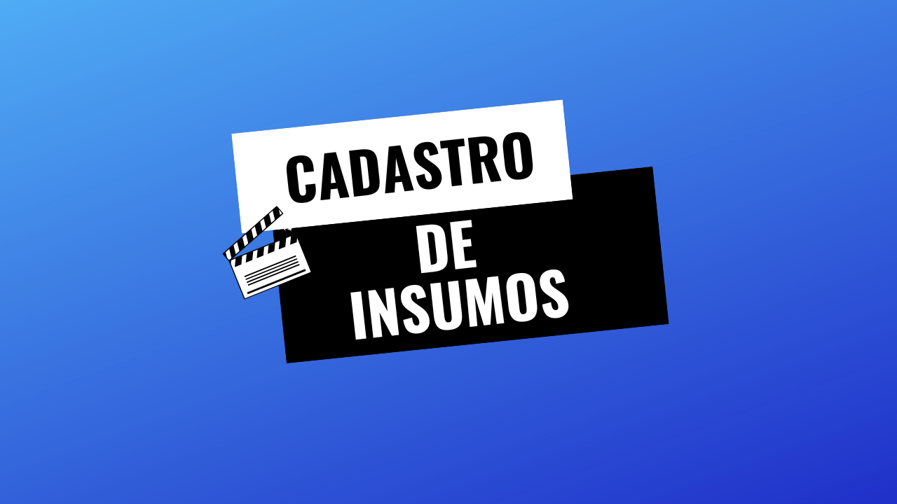 Cadastro de Insumos