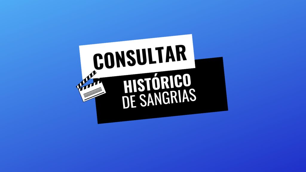 Consultar histórico de sangrias